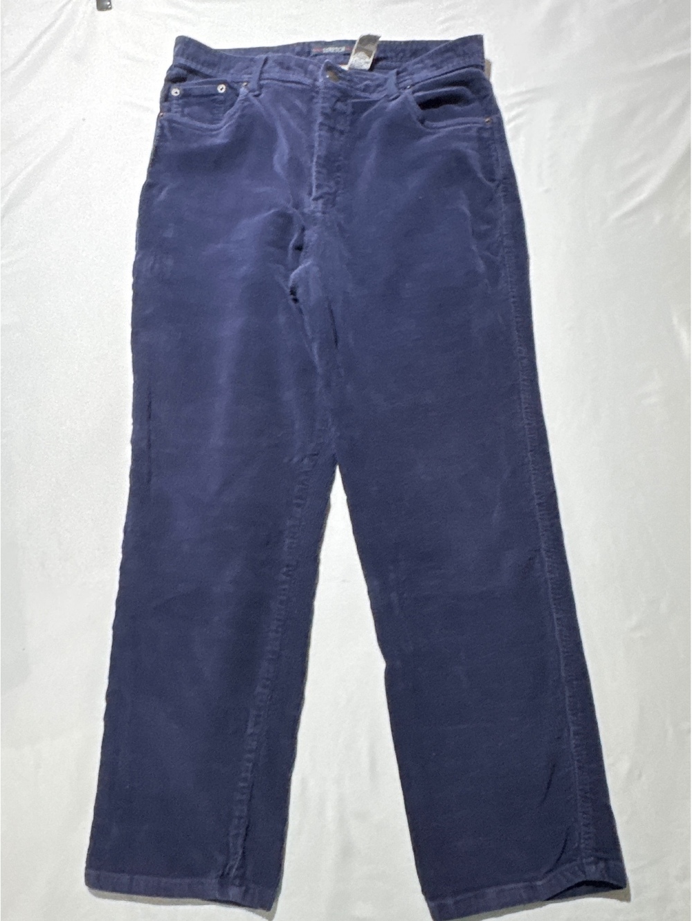 Bill Blass Stretch Navy Corduroy Pants Size 14P